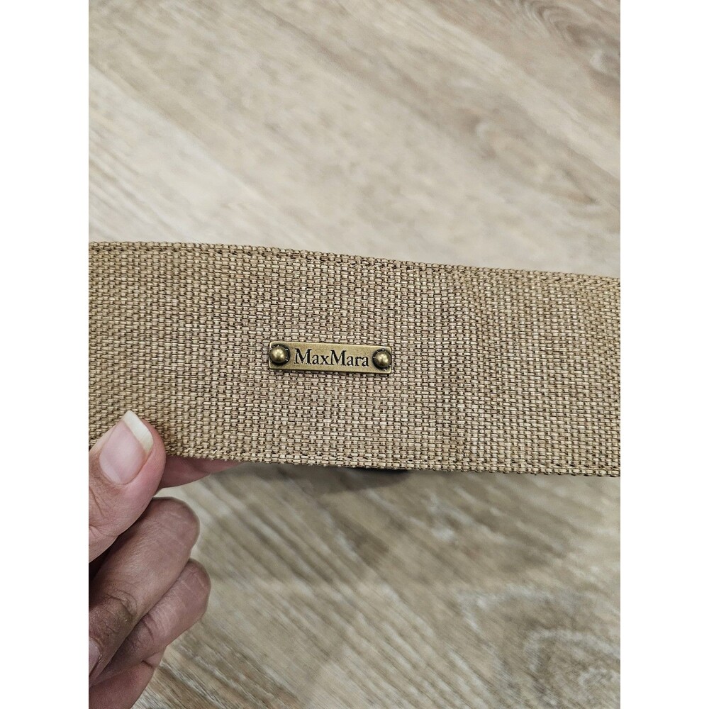 Max Mara Brown Women's Belt Size Small Made In Italy - Picture 3 of 8